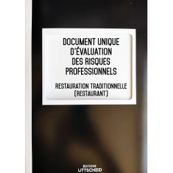 Document Unique d'évaluation des risques professionnels métier (Pré-rempli) : Restauration Traditionnelle (Restaurant) 2024