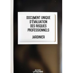 Document unique d'évaluation des risques professionnels métier (Pré-rempli) : Jardinier - Version 2024
