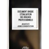 Document Unique d'évaluation des risques professionnels métier : Architecte - Agence d'Architecture - Version 2017