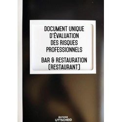 Document Unique d'évaluation des risques professionnels métier : Bar & Restauration (Restaurant) - Version 2017