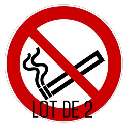 Interdiction interdit de fumer - Diamètre de 200 mm