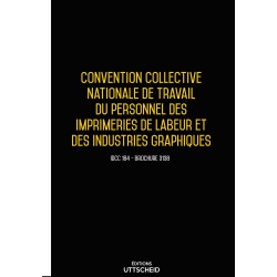 Convention collective nationale de travail du personnel des imprimeries de labeur et graphique 2023 - Brochure 3138 + grille de Salaire