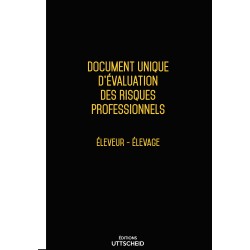 copy of Document unique d'évaluation des risques professionnels métier : Éleveur - Élevage - Version 2025