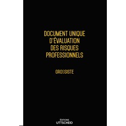 copy of Document unique d'évaluation des risques professionnels métier : Grossiste - Version 2025