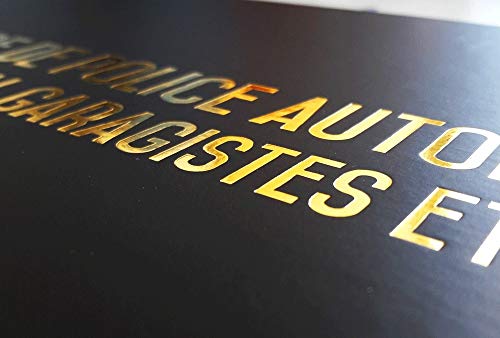 Registre spécial garagistes garages et VO - Livre de police automobile - 100 pages - Qualité premium
