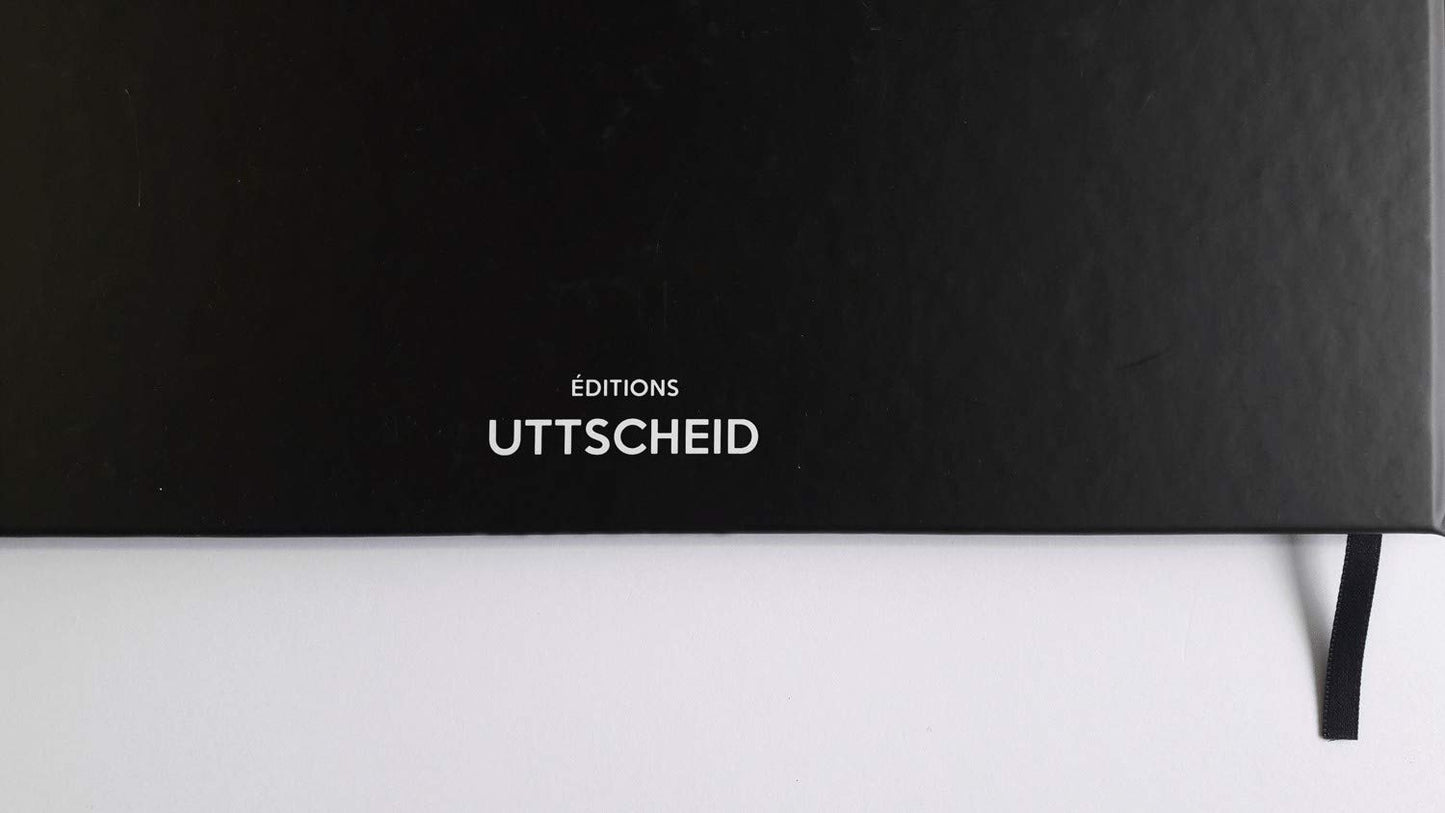 UTTSCHEID Livre d'or Mariage Personnalisé - Lettres chromées ou dorées -100 Pages - Qualité Premium