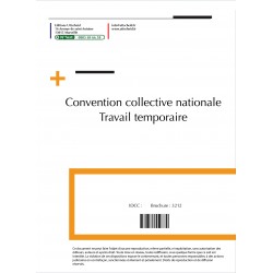 Convention collective nationale Travail temporaire 2015 + Grille de Salaire