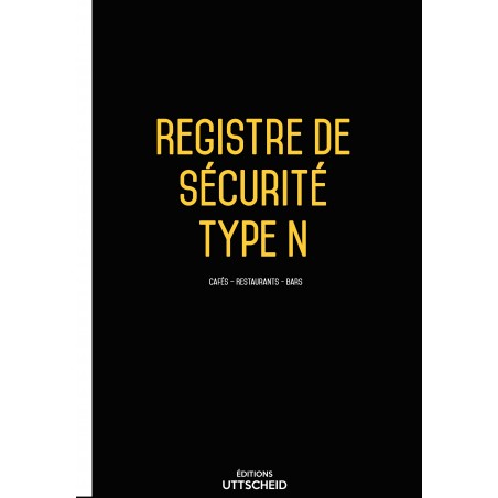 Registre de sécurité incendie ERP de type M Registre de sécurité incendie ERP de type M