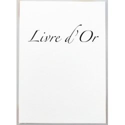copy of Livre d'Or Format...